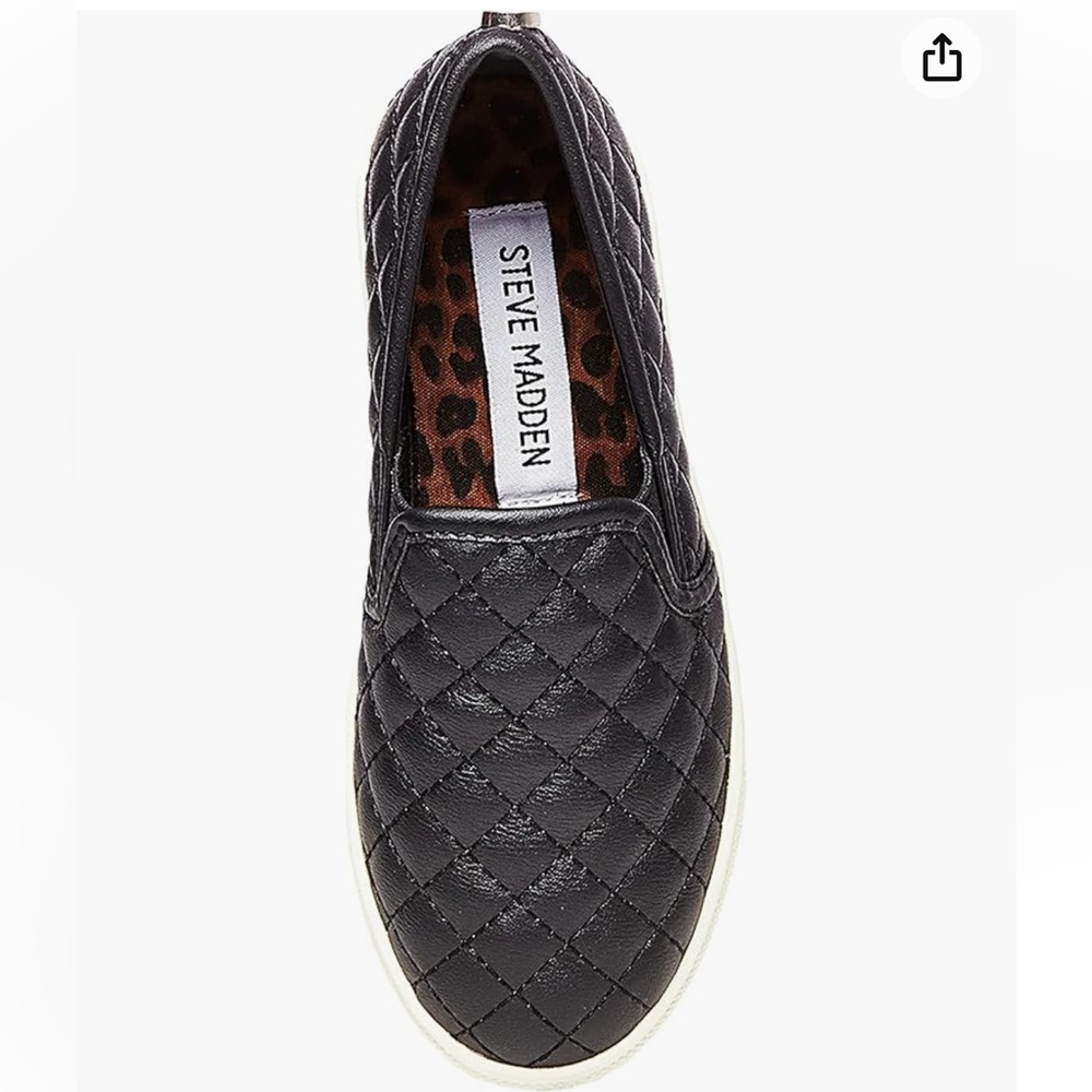 Steve Madden ~ Quilted Slip On Sneaker ~ Kids Size 1 - Picture 13 of 17
